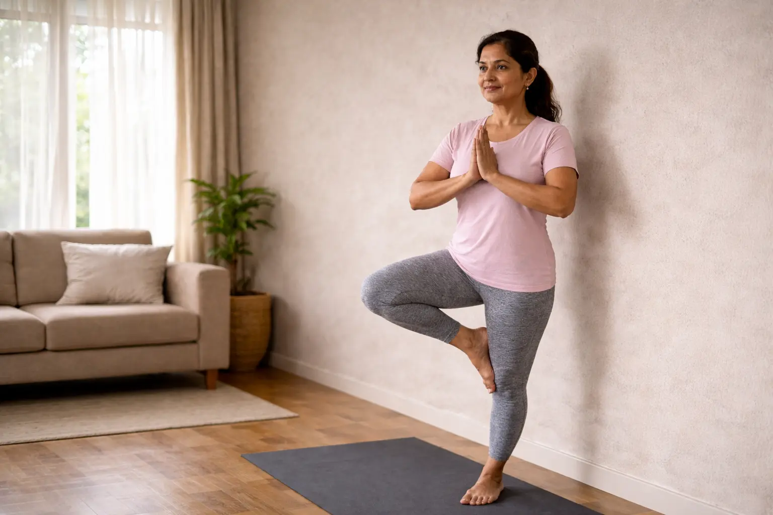 1-on-1 yoga and breathwork session for diabetes management support at home
